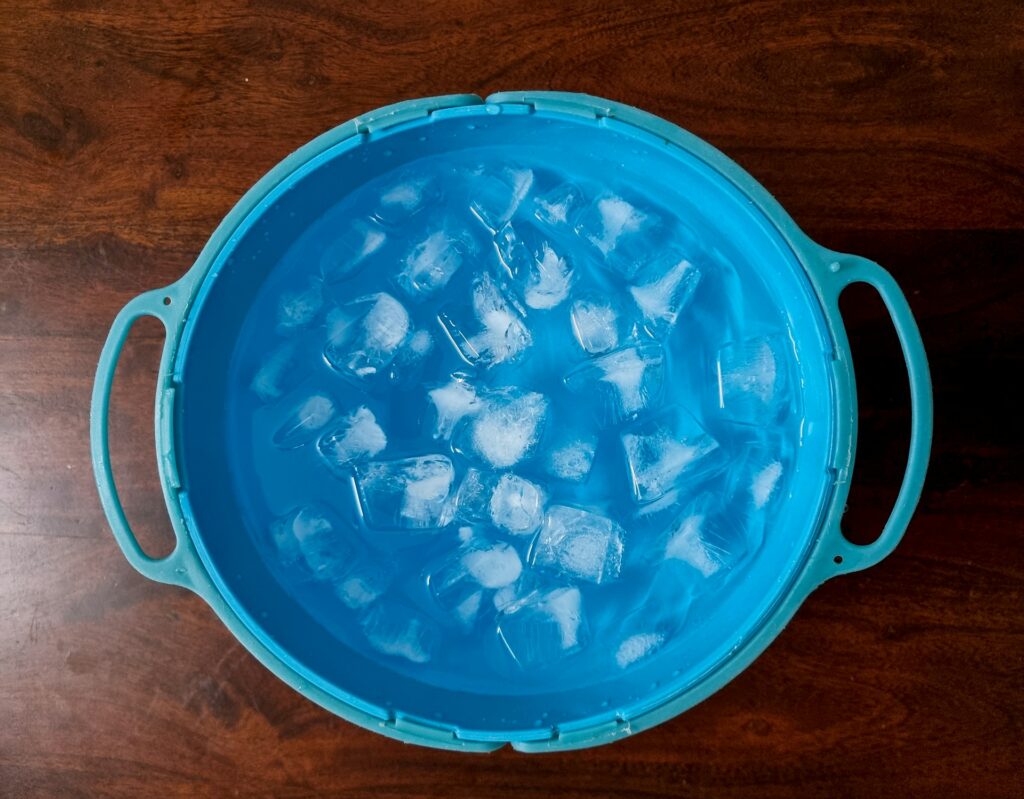 Simple cold exposure method using ice bowl